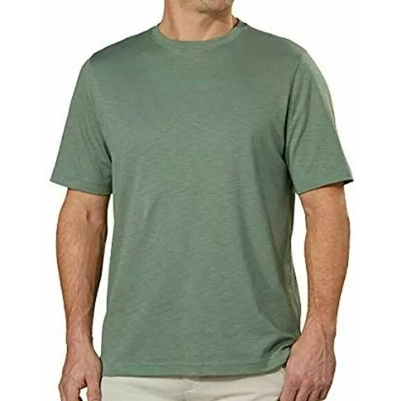 NWOT Kirkland Signature Men's XL Green Pima Cotton T-Shirt - Picture 1 of 7